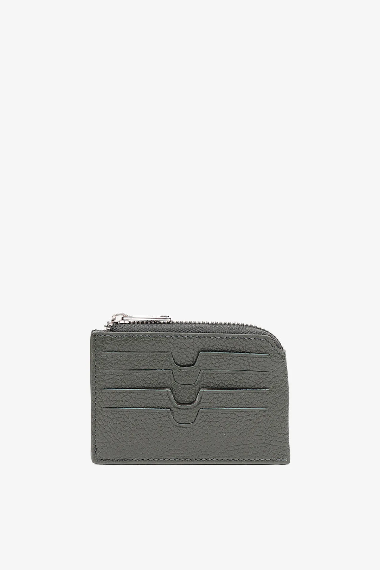 Cormorano credit card holder Susy Leaf green
