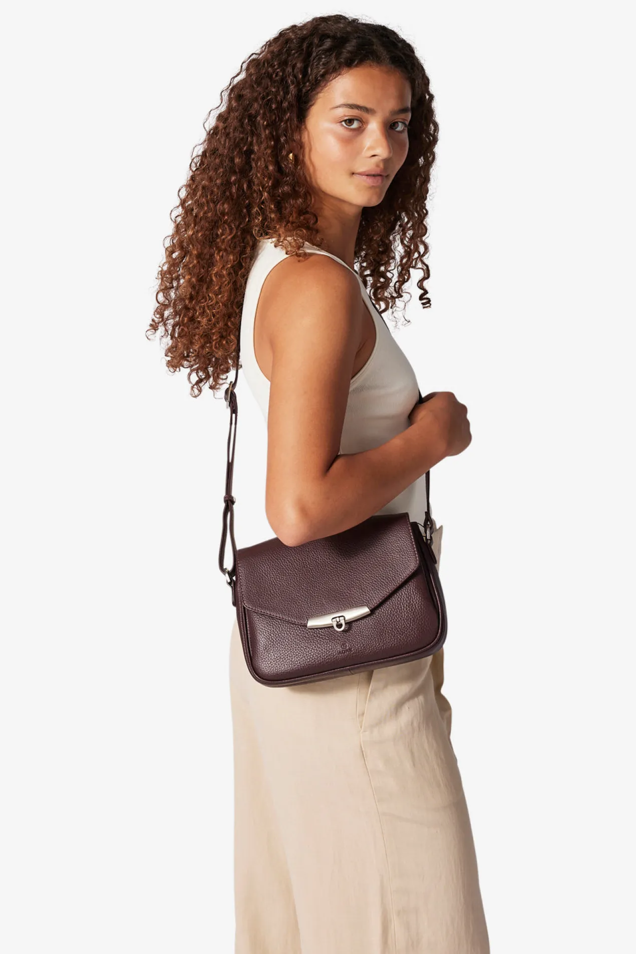 Cormorano shoulder bag Leah Burgundy