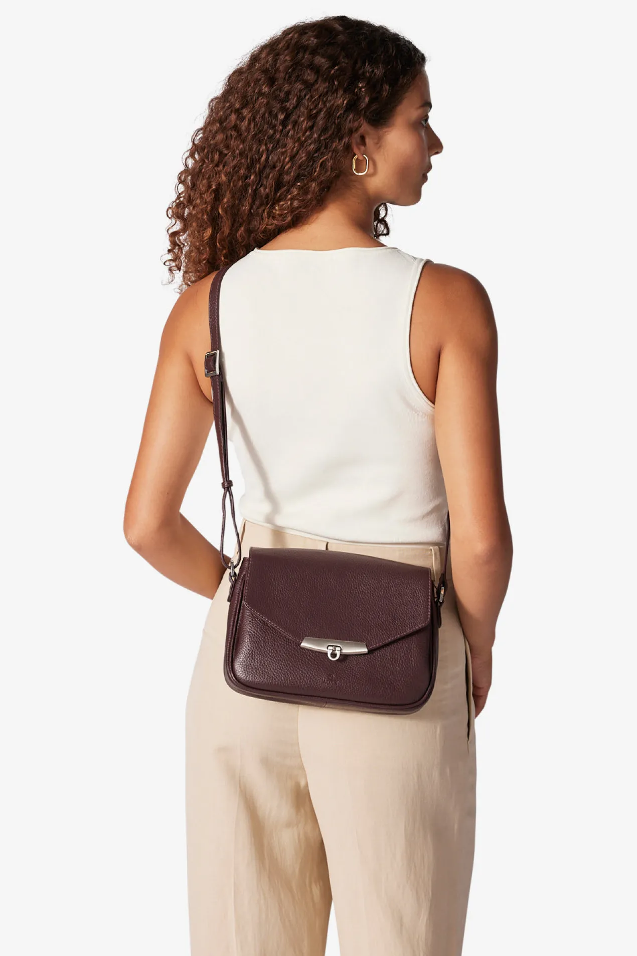Cormorano shoulder bag Leah Burgundy