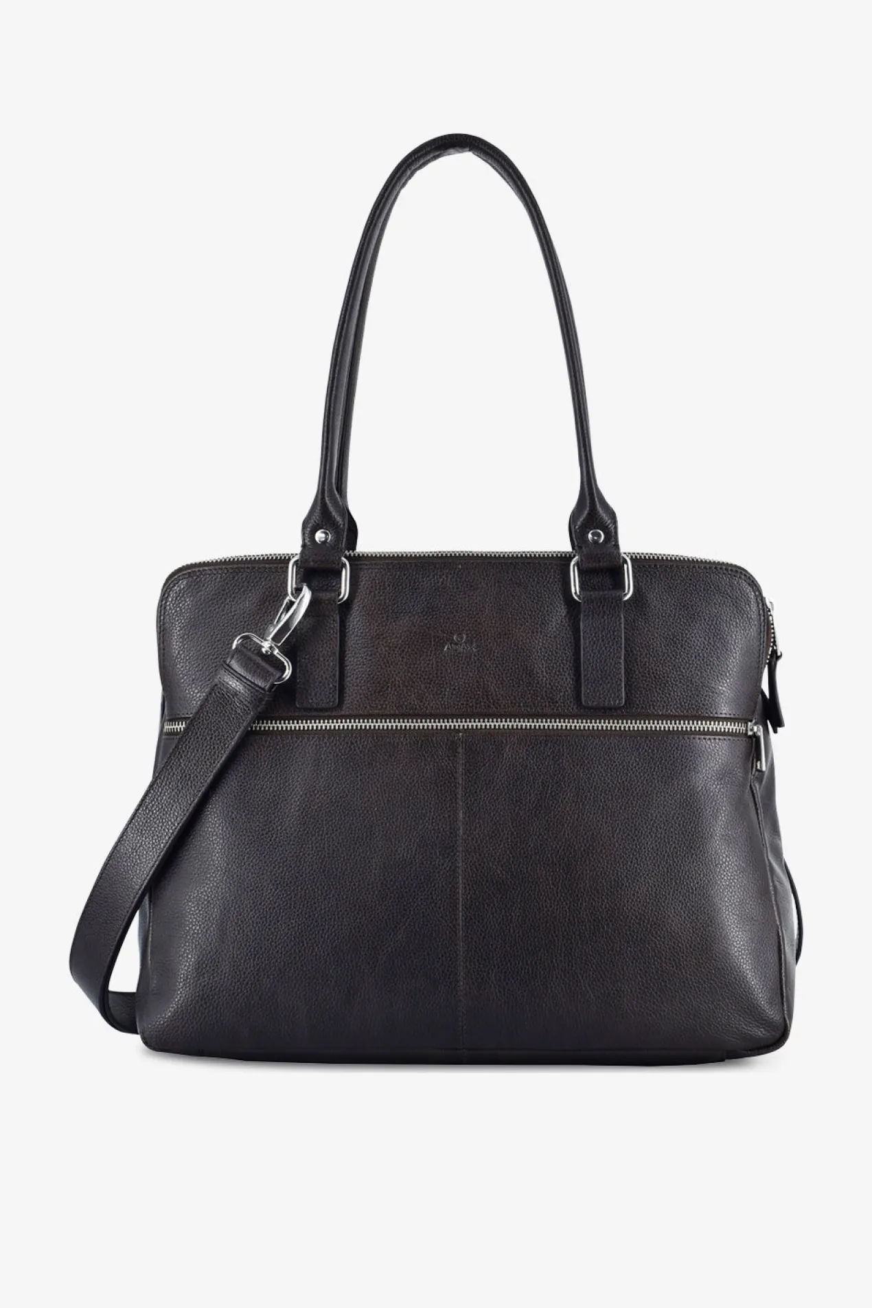 Napoli handbag Gerda 14¨ Dark brown