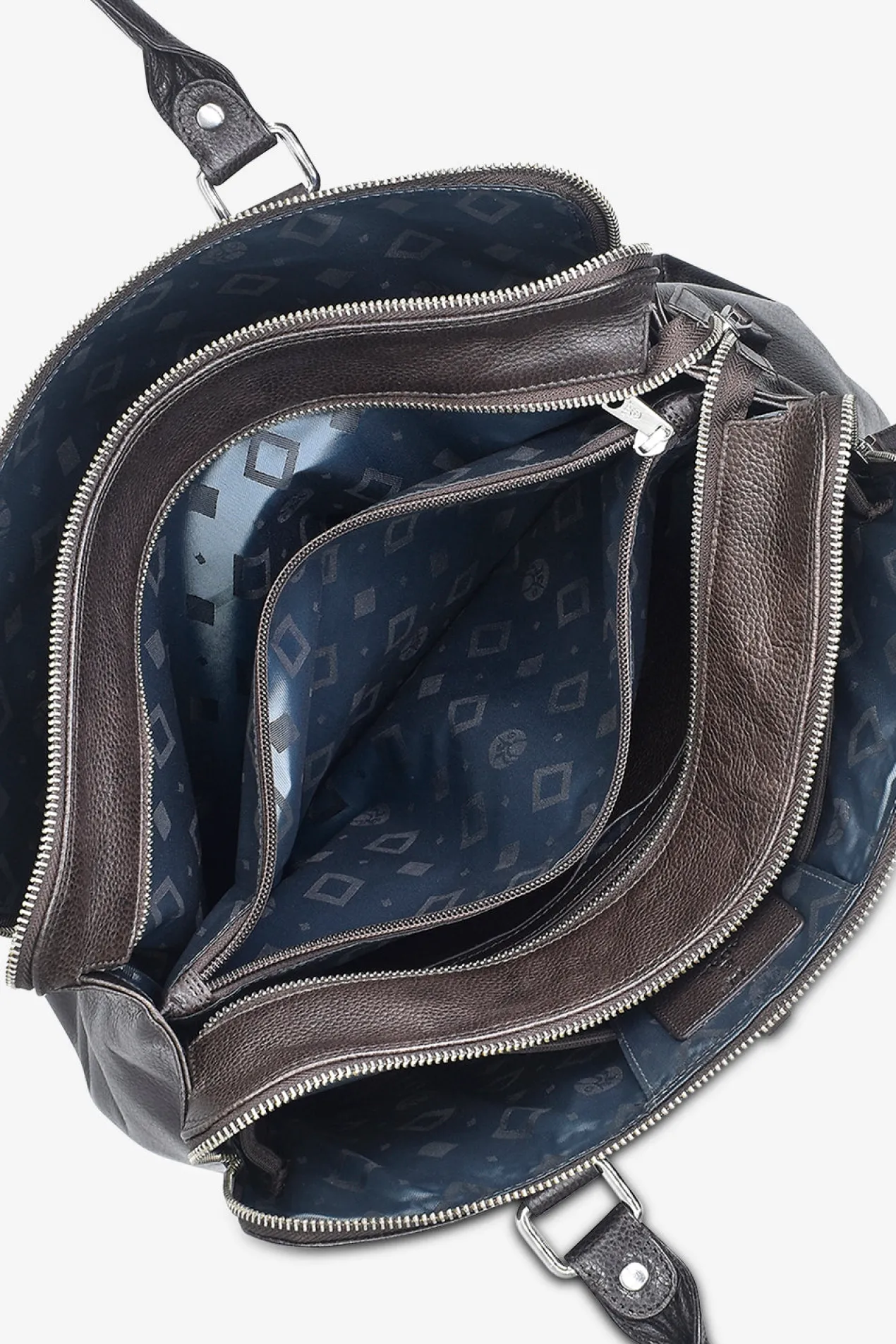 Napoli handbag Gerda 14¨ Dark brown