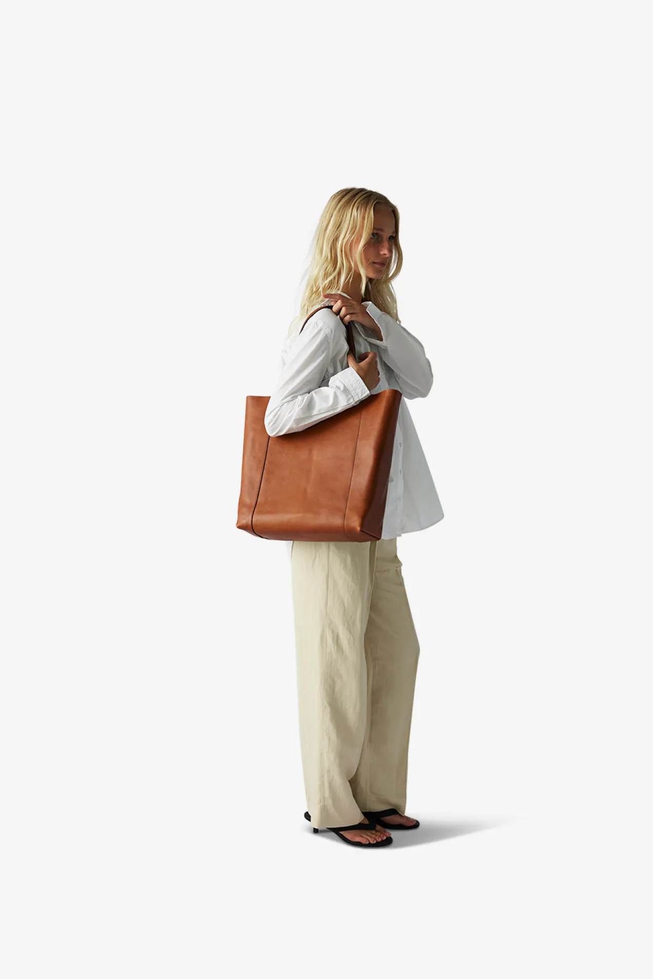 Portofino shopper Line Brown
