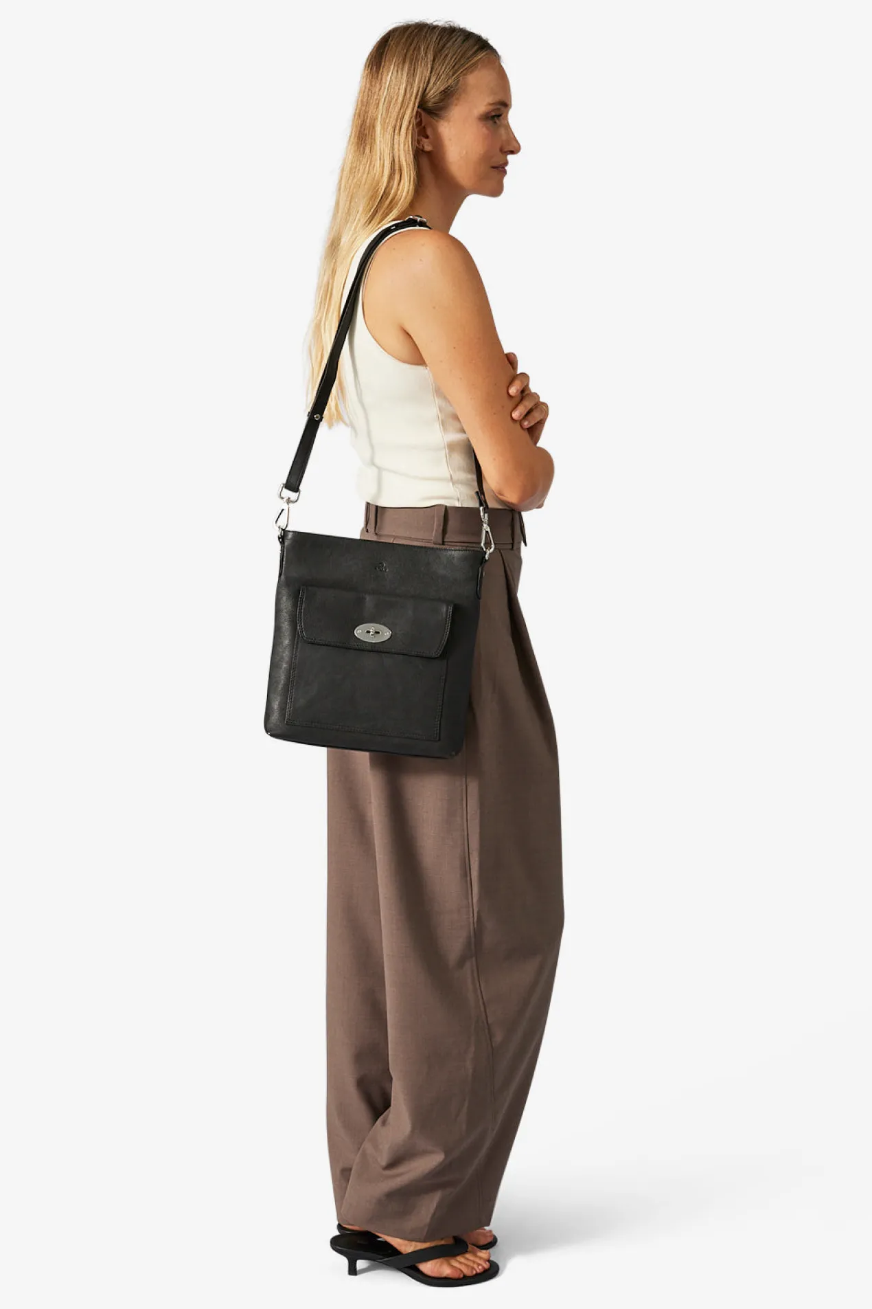 Ravenna crossbody Bianca Black