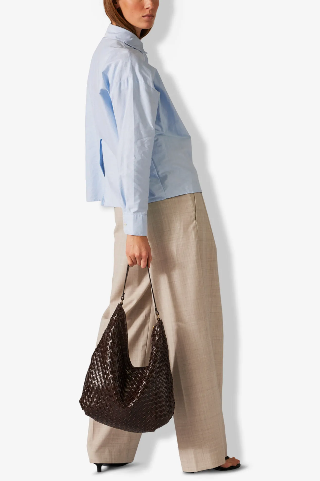 Salerno shoulder bag Mindy Dark brown